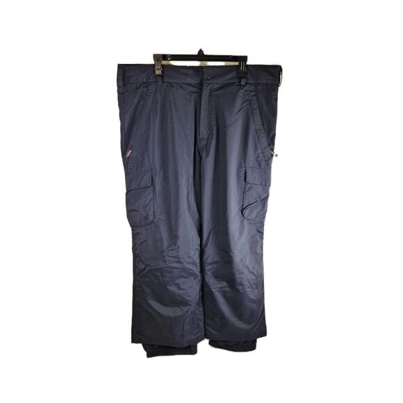 Obermeyer Mens Ski Pants Black Sz XL Short Outdoors Winter Insulated Waterproof - Picture 1 of 15